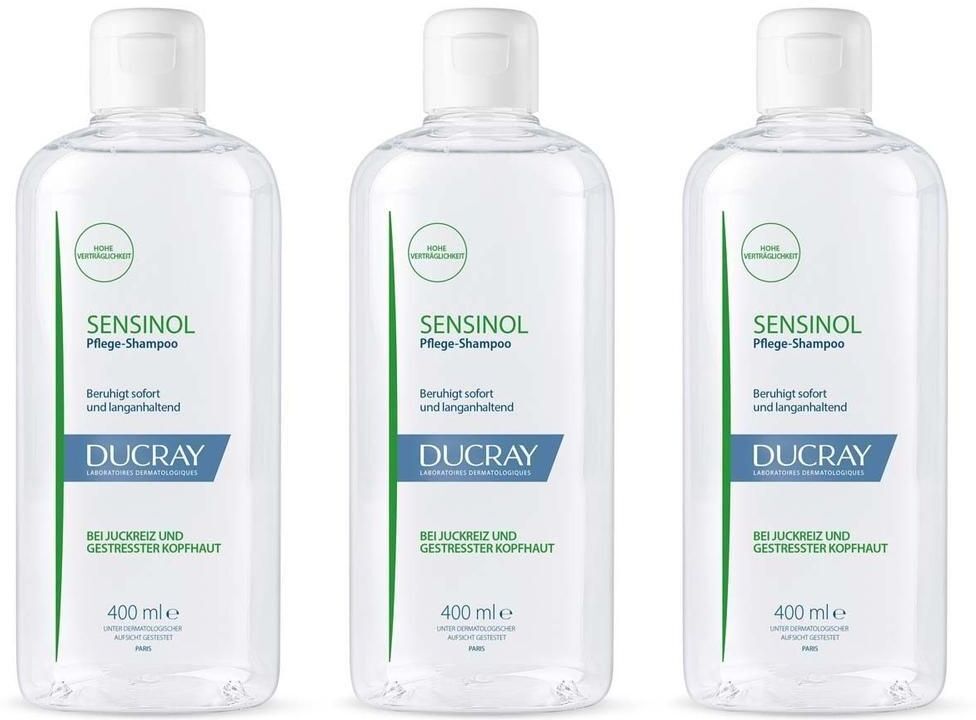 Ducray Sensinol Pflege-Shampoo bei Juckreiz x3 3x400 ml Shampoo