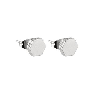 Paar Ohrstecker LIEBESKIND BERLIN, silber (edelstahlfarben), Ohrringe, Damen, Edelstahl