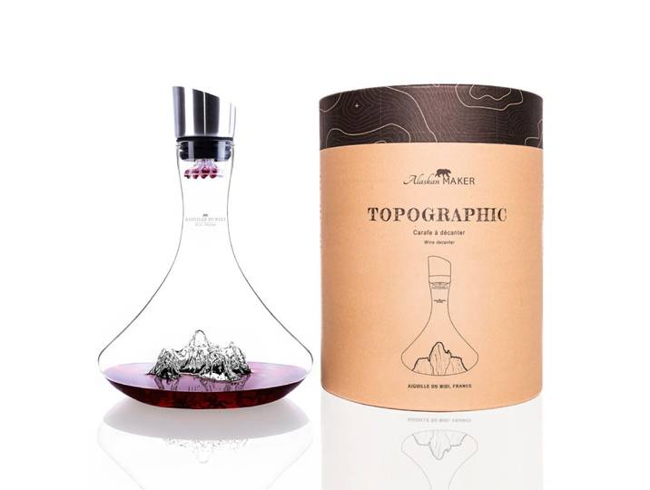 Carafe à décanter le vin aiguille du midi
