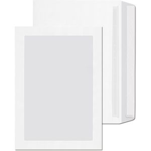 ÖKI Versandtaschen Spezial 60023, weiß, C4, mit Fenster, haftklebend, aus Papier, 250 Stück