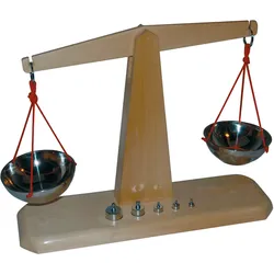 Balkenwaage mit Gewichten (5-100 g)