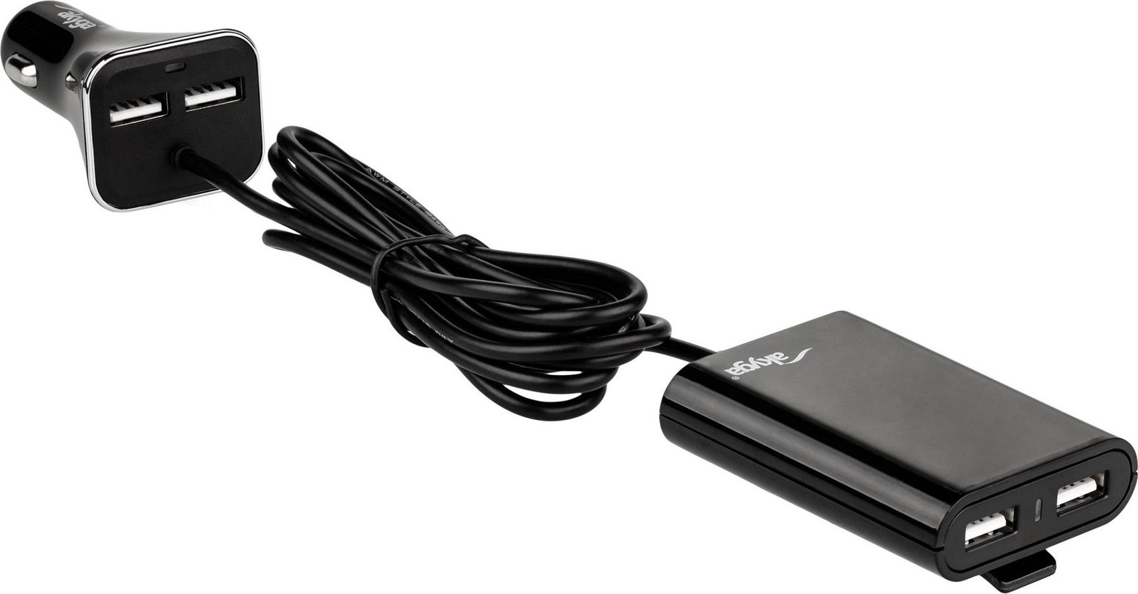 Akyga AK-CH-10 Autoadapter voor sigarettenaansteker, 5V, 9A, zwart