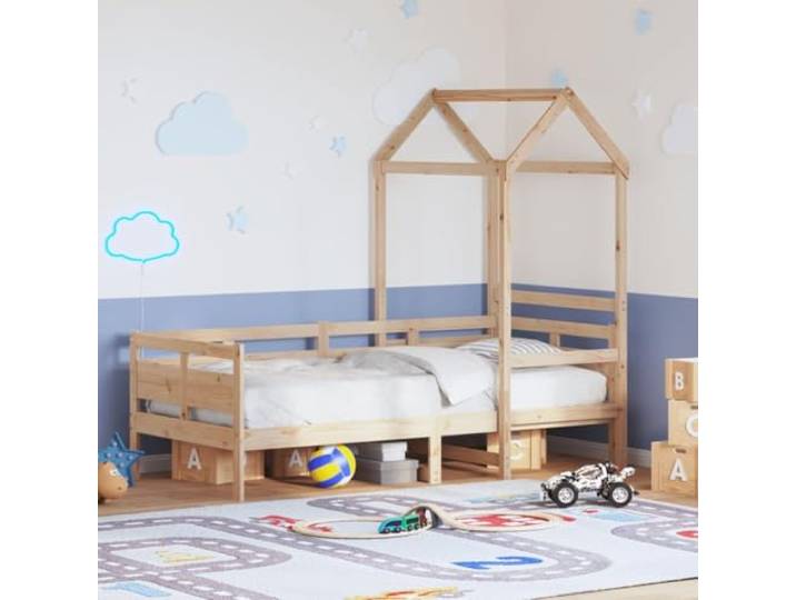 XGWKCNV Möbel Select-Tagesbett mit Dach ohne Matratze 80x200 cm Massivholz
