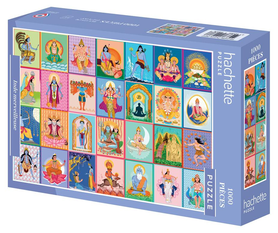 Hachette Puzzel 1000 stukjes Inde Merveilleuse