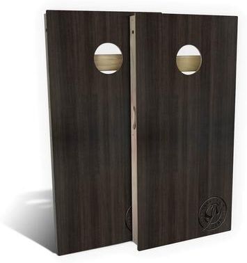 Skip's Garage Malaysian Blackwood Outdoor Cornhole Board Set