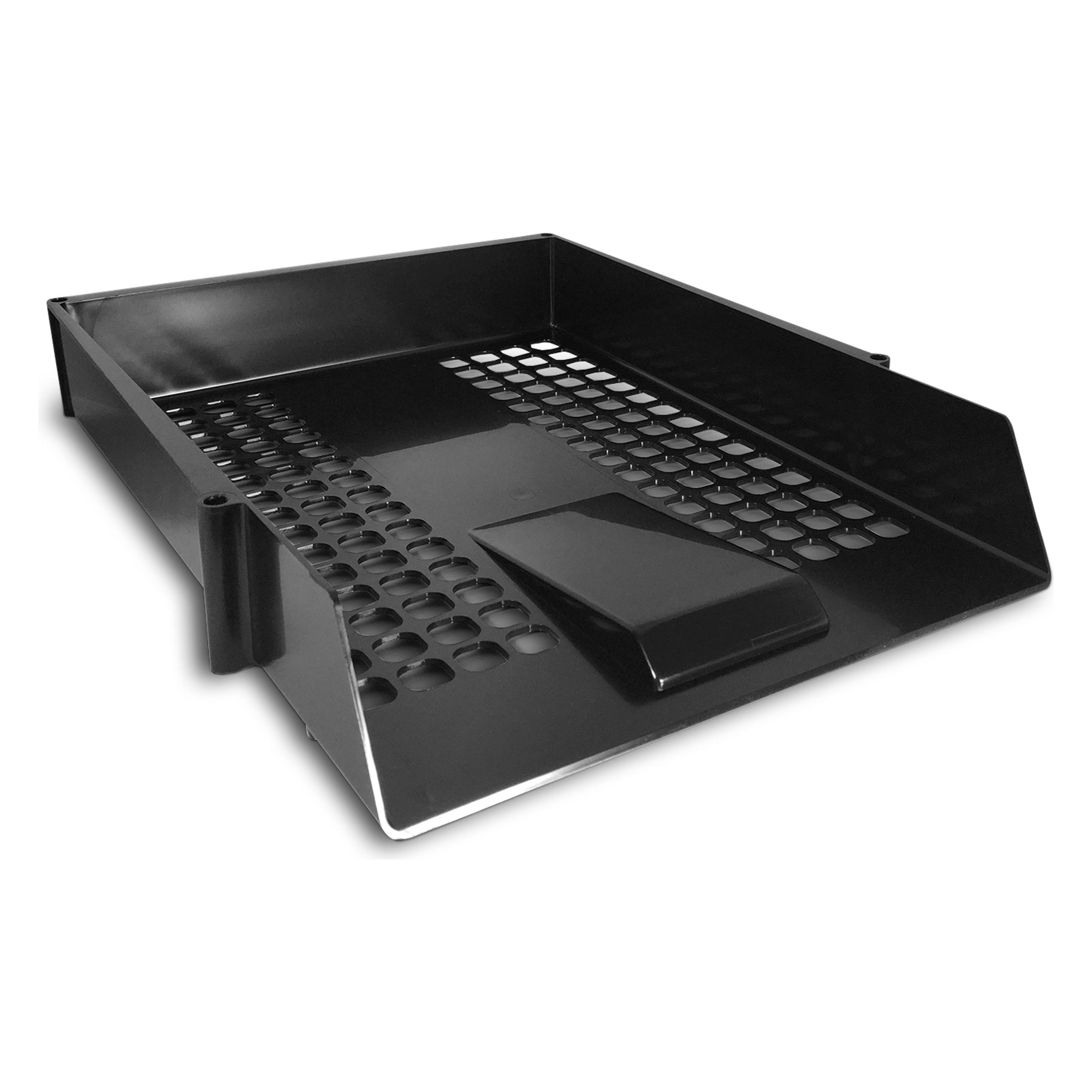 Deflecto Briefablage "Contract", schwarz (A4) (CP043YTBLK)
