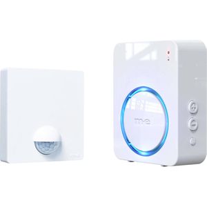 modern-electronics Türgong Bell-8021 Set, 300m Funk, mit wasserfestem Bewegungsmelder, IP54, batteriebetrieben