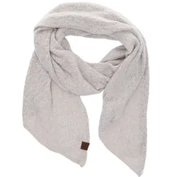 Antonio Damen Strick Schal Bouclé - beige