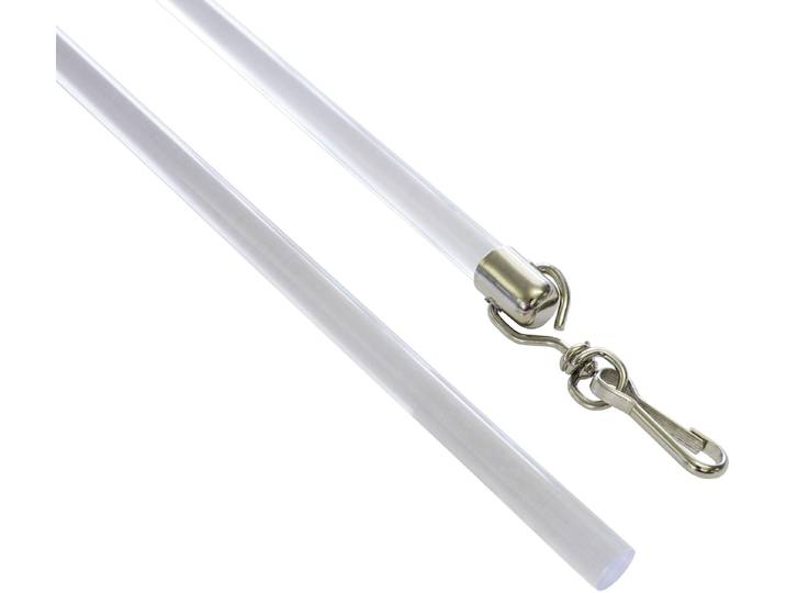 Schleuderstab GARDINIA Kunststoff mit Metallhaken Gr. 2, transparent, L:100cm, Schleuderstäbe, Schleuderstab, Serie Flächenvorhang-Technik Atlanta 3-läufig
