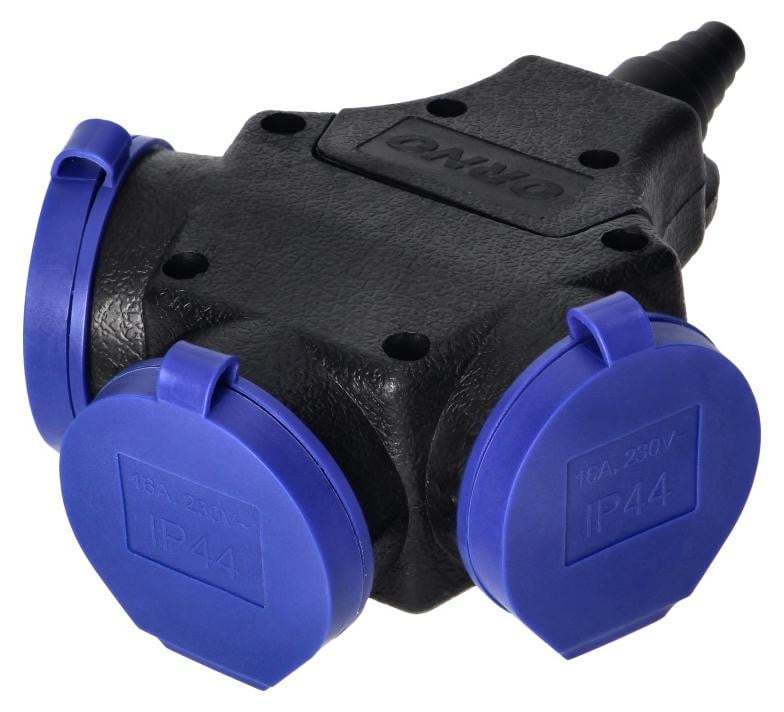 Orno Verdeelstuk IP44 3x2 + aarde 16A 230V AC