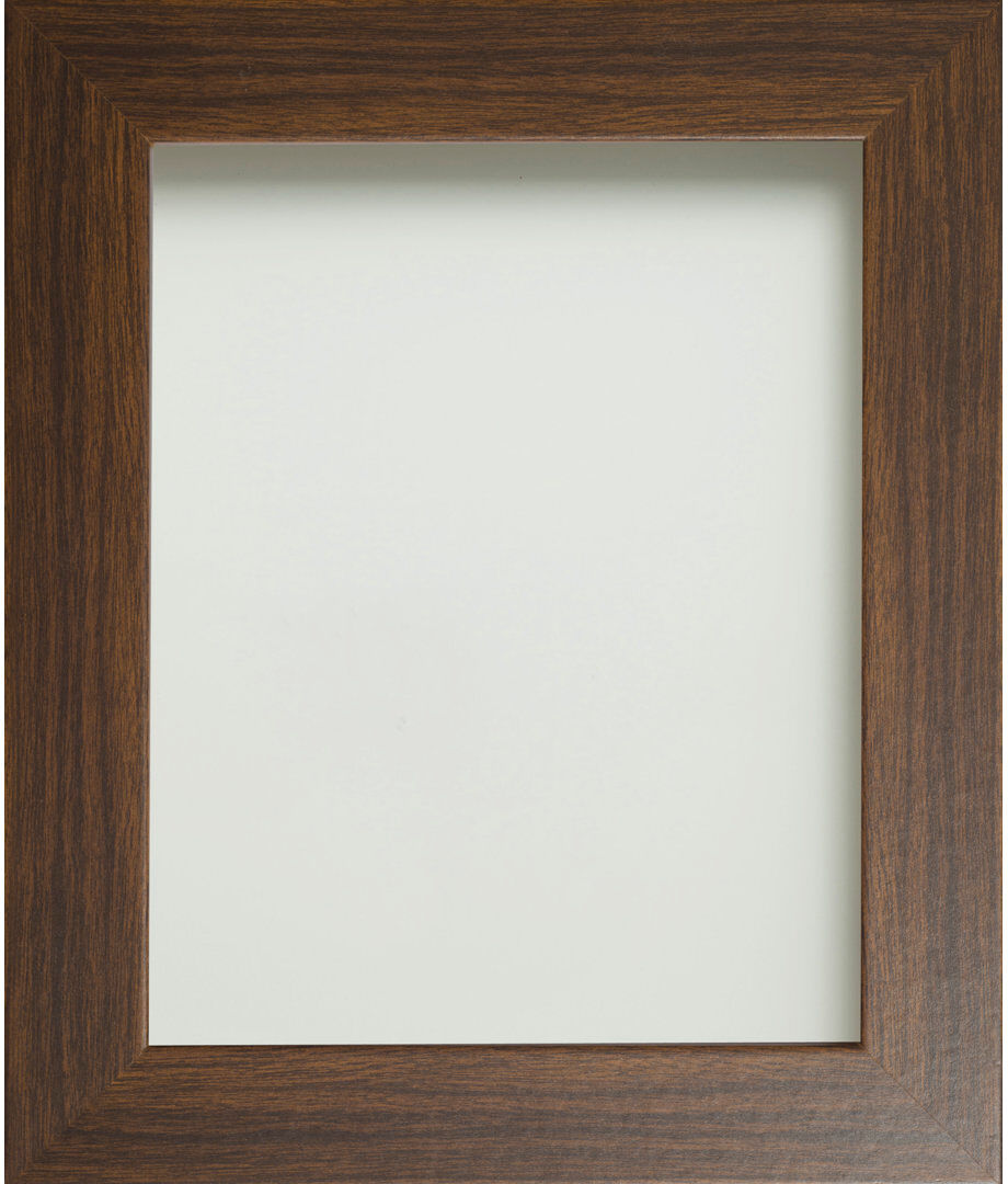 17 Stories Glass Picture Frame Brown 16" x 12"