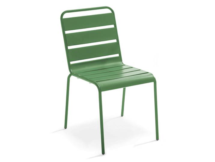 Oviala - Chaise en métal style industriel