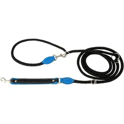Nobby Smycz regulowana Skra o 20mm/6/220cm niebieski (Hund), Halsband + Leine
