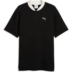 Puma Herren Freizeit / Mode Sommer GJ T-Shirts / Tanks T-Shirts/Tanks ku.Arm He/Uni PUMA CLASS Relaxed Material Polo, Größe L in Schwarz Schwarz