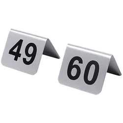 Contacto Tischnummernschilder 49-60