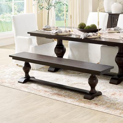 Avani Dining Bench - Chocolate - Grandin Road