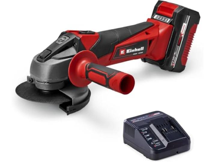 Einhell Akku-Winkelschleifer TC-AG 18/115 Li (1x4,0Ah)
