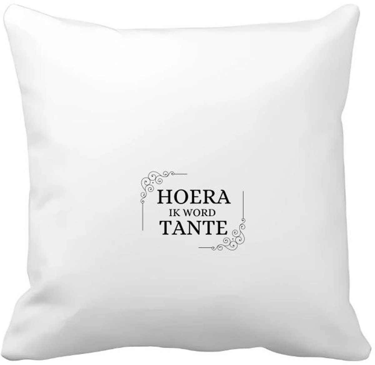 Akyol Kussenhoes Hoera ik word tante - 40 x 40 cm