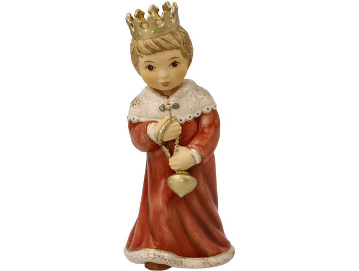 Krippenfigur GOEBEL Krippenfiguren, Weihnachtsdeko , bunt, B:4,5cm H:12cm, Steingut, Dekofiguren, Krippenfigur, Steingut, Figur - Melchior