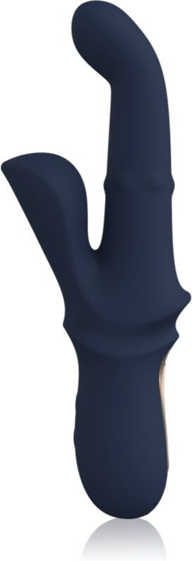 Dream Toys Goddess Collection Iris vibromasseur muni d’un stimulateur clitoridien 24 cm