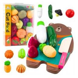 Lean Toys Gemüseschneideset Brettmesser Lernzubehör für Kinder (65614381)