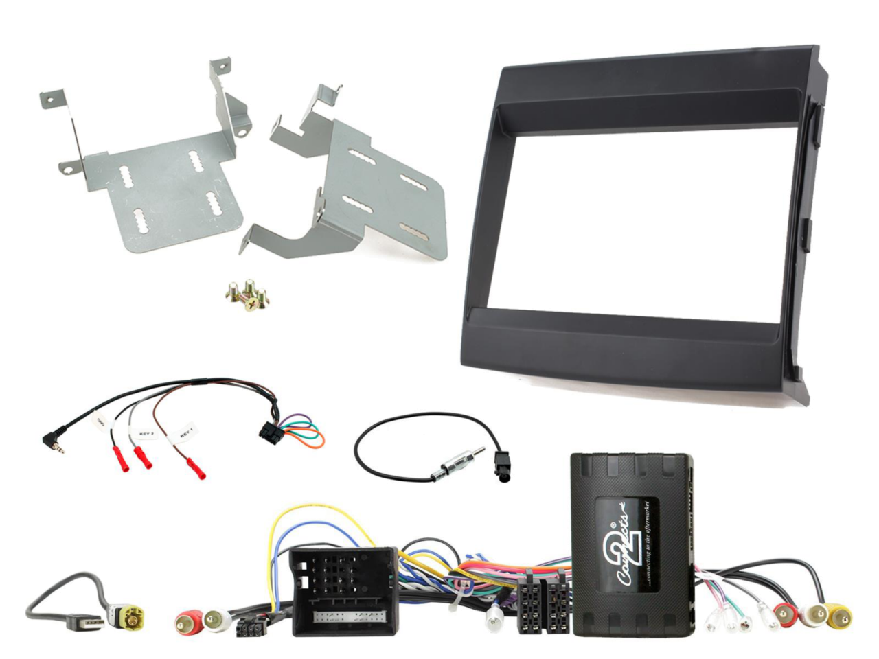 ACV Porsche 2-DIN Kit Cayenne 2011-16 o. Soundsystem, Infodapter