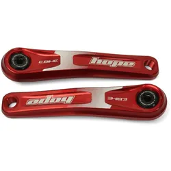 HOPE Kurbel E-Bike Crankset | 165 mm Kurbelarmlänge | rot
