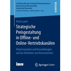 Strategische Preisgestaltung in Offline- und Online-Vertriebskanälen, Fachbücher von Karin Lauer