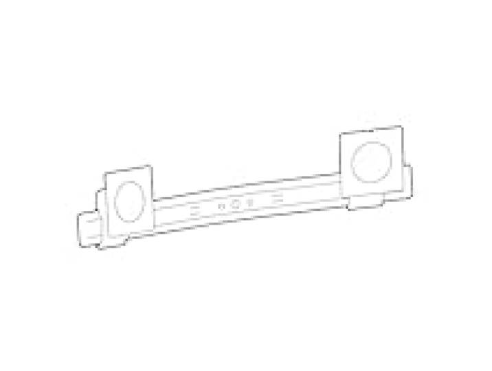 Ergotron ? Kit de conversion d'écran VESA LX Pro Dual Direct Bow ? Module complémentaire pour bras LX Pro, noir mat