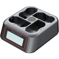 Patona 4-Port Fast Charger Nikon EN-EL15 (Kamera Akku Ladegerät), Kamera Stromversorgung, Schwarz