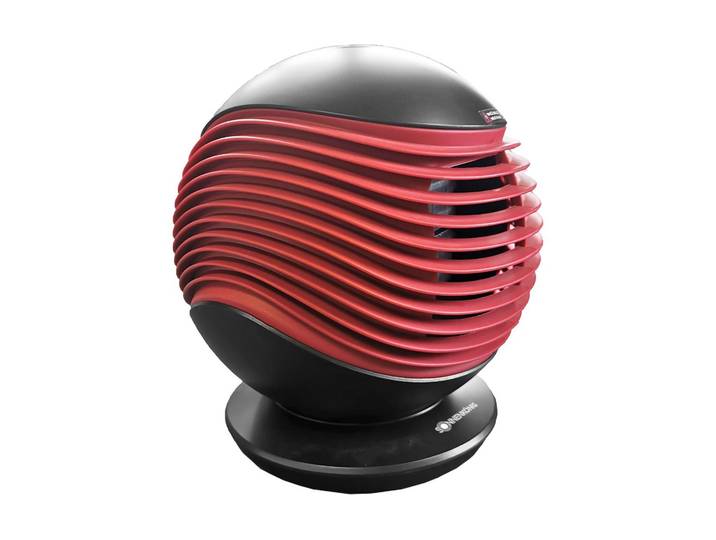 SONNENKÖNIG Keramikheizlüfter Havanna 1500 W , rot (bunt), B:25,4cm H:27,6cm T:25,4cm, Heizstrahler, Keramikheizlüfter