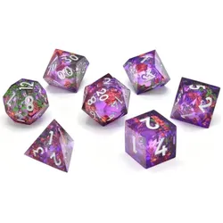 Glass Staff CritStones Liquid Core pack dés Herbalist's Dream (7)