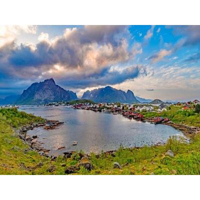CALVENDO Puzzle Reine in der Gemeinde Moskenes | 1000 Teile Lege-Größe 64x48cm Foto-Puzzle für glückliche Stunden, Sonstige von , Calvendo Puzzle