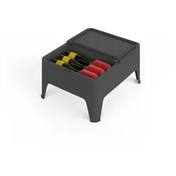 SHAF - Alaska Anthrazit Garten Beistelltisch 58 x 48 x 30cm