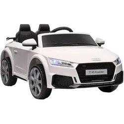 HOMCOM HOMCOM Kinder Elektroauto 12V Kinderauto mit 2,4G Fernbedienung, Musik, Weiß