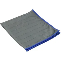 Microfasertuch Carbon 40x50 cm grau blau vielseitig, mit Carbonfasern, flexibel, aber extrem stark