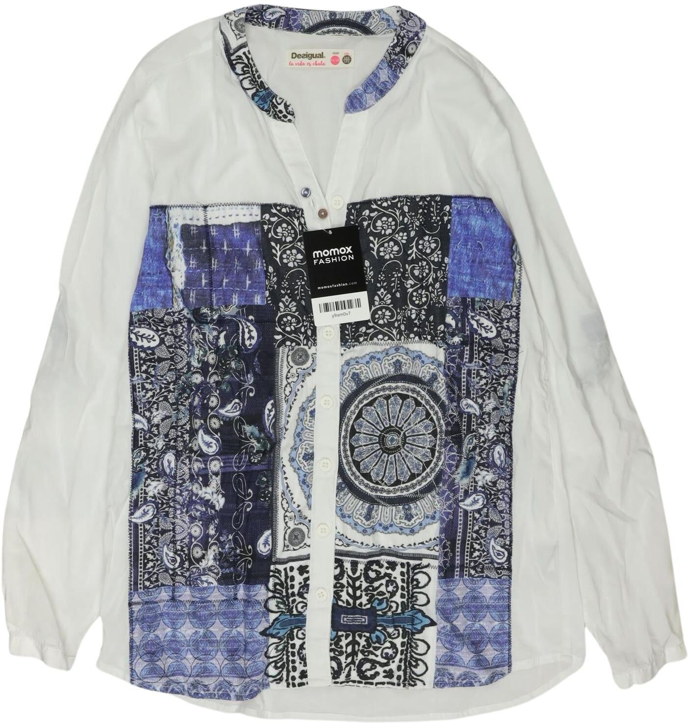 Desigual Mädchen Bluse, Mehrfarbig, Gr. EU 146 (EU 146/152), kein / Etikett - Second Hand