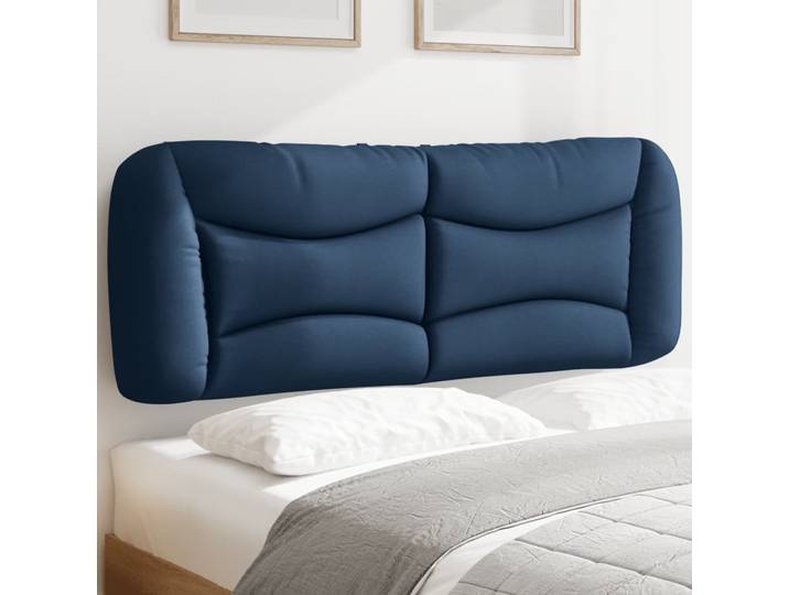 vidaXL Kopfteil-Kissen Hvar Blau 120 cm Stoff