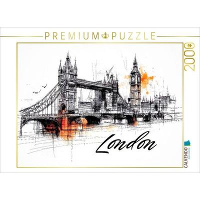 CALVENDO Puzzle London | 2000 Teile Lege-Größe 90x67cm Foto-Puzzle für glückliche Stunden, Sonstige von , Calvendo Puzzle