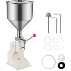 VEVOR A03 Abfüllmaschine Flüssigkeitsabfüllmaschine , manuelle Füllmaschine Flüssigkeit Filling Machine für Flüssigkeiten Pasten