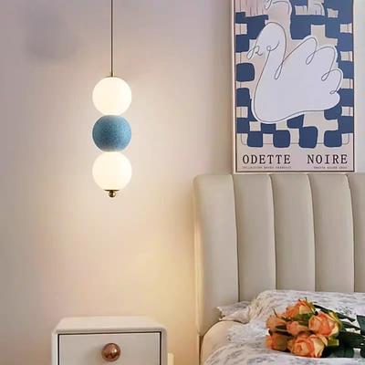 Nordic pendent lampe moderne einfachheit schlafzimmer nacht lampe personalisierte kreativität led restaurant bar gang kronleuchter