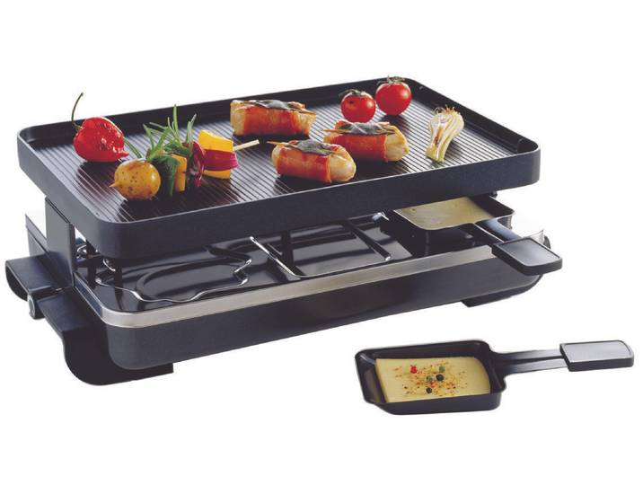 Novis 6er-Raclette-Grill anthrazit