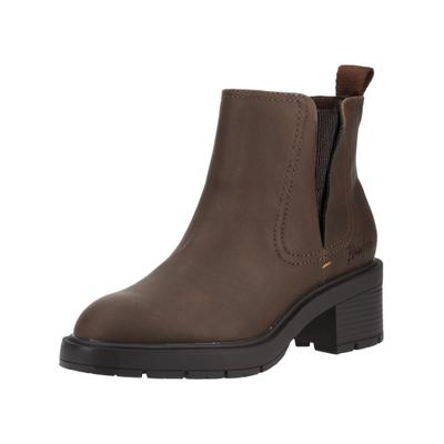 Stiefelette BLOWFISH "Blowfish Stiefelette Lederimitat/Textil", Damen, Gr. 37, Lederimitat, chocolate, Lederimitat, Textil, Schuhe Stiefelette