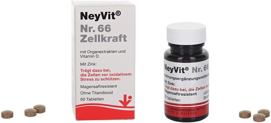 vitOrgan Neyvit Nr.66 Zellkraft magensaftres.Tabletten 60 St Tabletten magensaftresistent