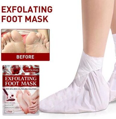 Healfit Counter Moisturizing Foot Exfoliating Mask, Exfoliating Foot Care Tool, Dead Skin Remover, Smooth Soft Feet Moisturizing Foot Exfoliating Mask, Exfoliating Foot Care Tool, Dead Skin Remover, Smooth Soft Feet
