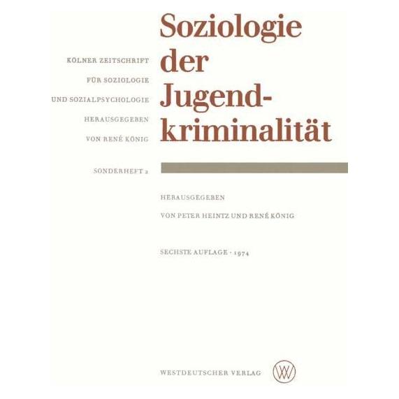 VS Soziologie der Jugendkriminalität (Deutsch, 1974) (63529839)