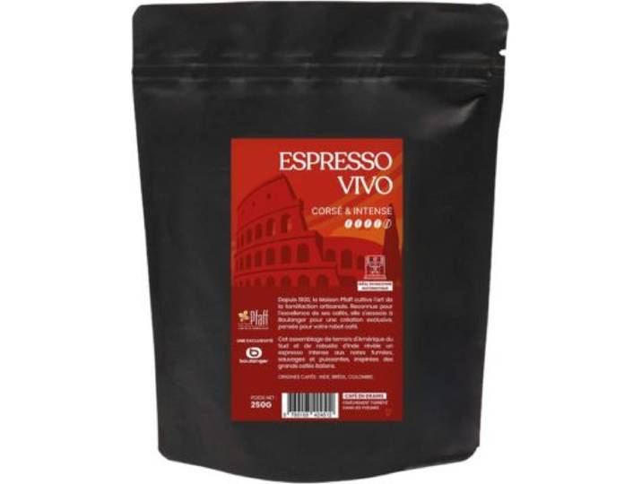 Pfaff - Café En Grain 250g Espresso Vivo - Intensité 4