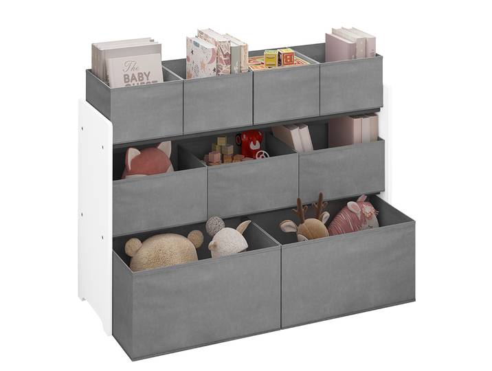 Étagère de rangement pour enfants EUGAD, organisateur de jouets, boîtes de rangement pour bébés, bibliothèque pour chambre d'enfant, crèche, salle de jeux, bureau
