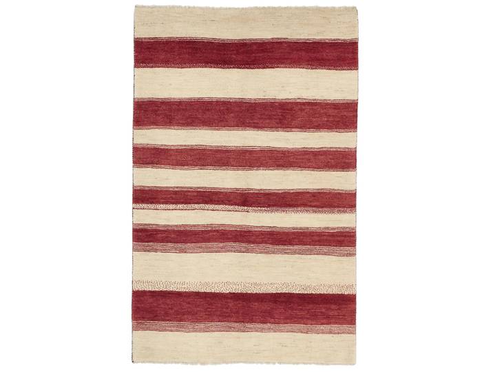Perser Gabbeh Loribaft Teppich 140x219 Handgeknüpft Modern Orientteppich Perserteppich Wolle