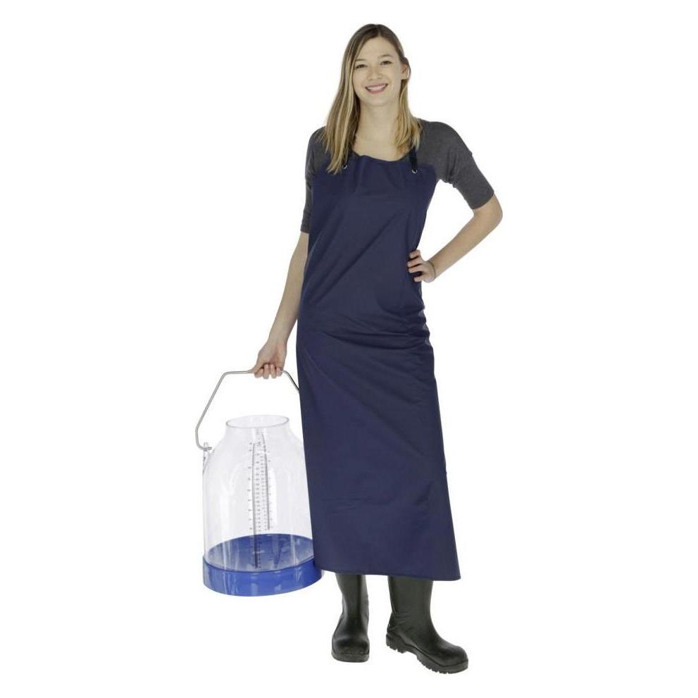 Kerbl 15286 Melk und Waschschürze PU, 80 x 120 cm, blau (15286)